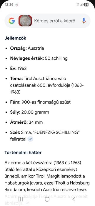 Moneda argint schilling