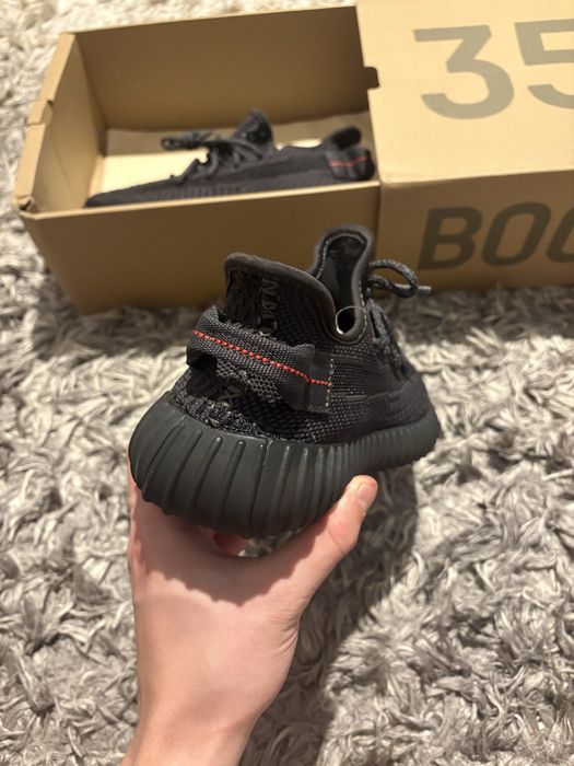Yeezy 350 black reflective