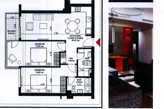 Apartament 3 camere,  zona Aviatiei, metroul Aurel Vlaicu