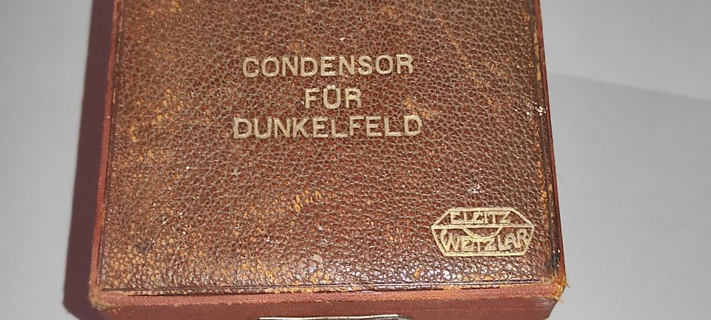 Lentilă condensatoare antică pentru microscop W.H. SEIBERT & WETZLAR, - 150 RON