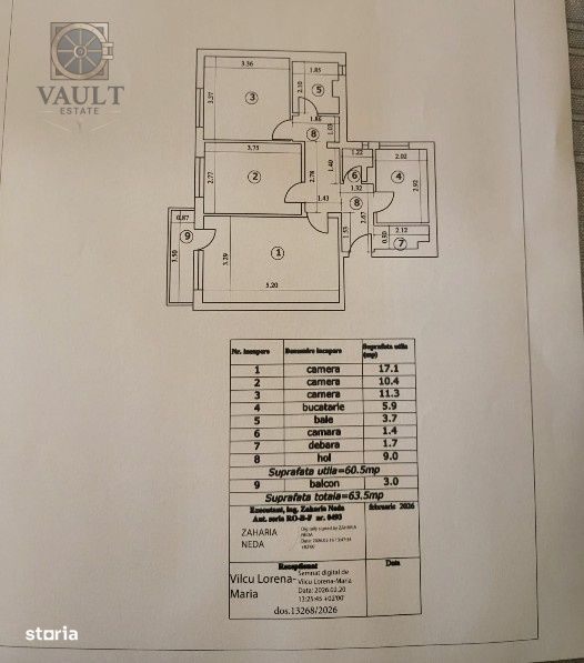 Apartament 3 camere decomandat - Parc Tineretului