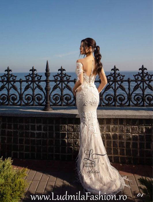 Rochie mireasa Ludmila Fashion colectia 2020-2021