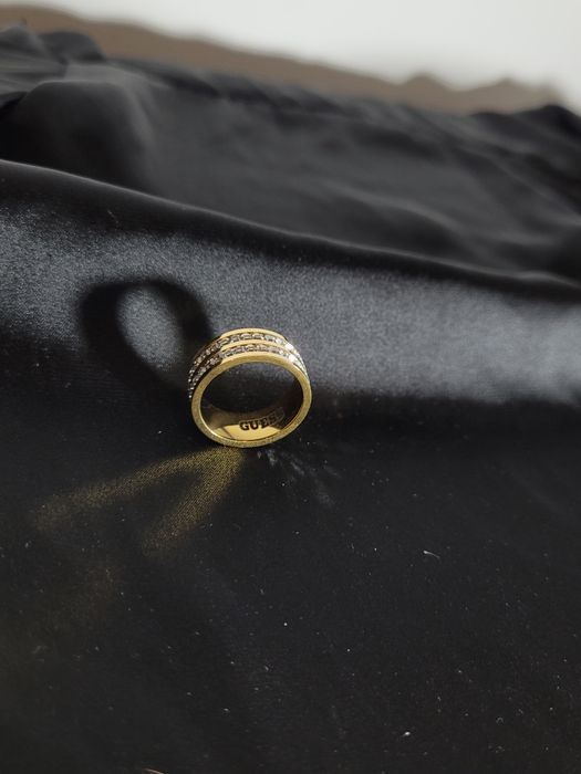 Inel din otel inoxidabil placat cu aur de 24k