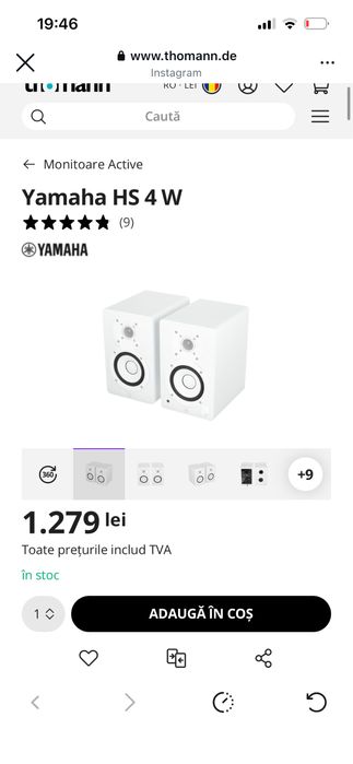Boxe yamaha hs 4 W