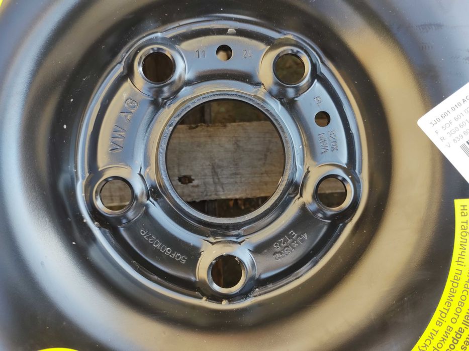 18 резервна джанта Патерица 5х112 VW Arteon Passat Skoda Superb KAROQ