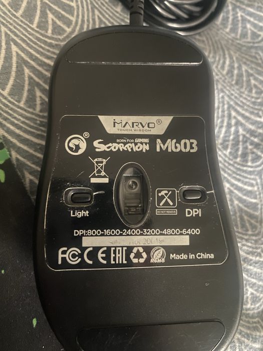 Kit mouse si mousepad gaming Marvo M603 + G20