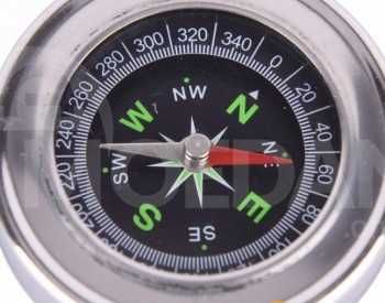 НОВ КОМПАС от неръждаема стомана. COMPASS. Kompas Туристически Компаси