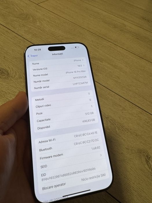 Iphone 16 Pro Max 512  GB