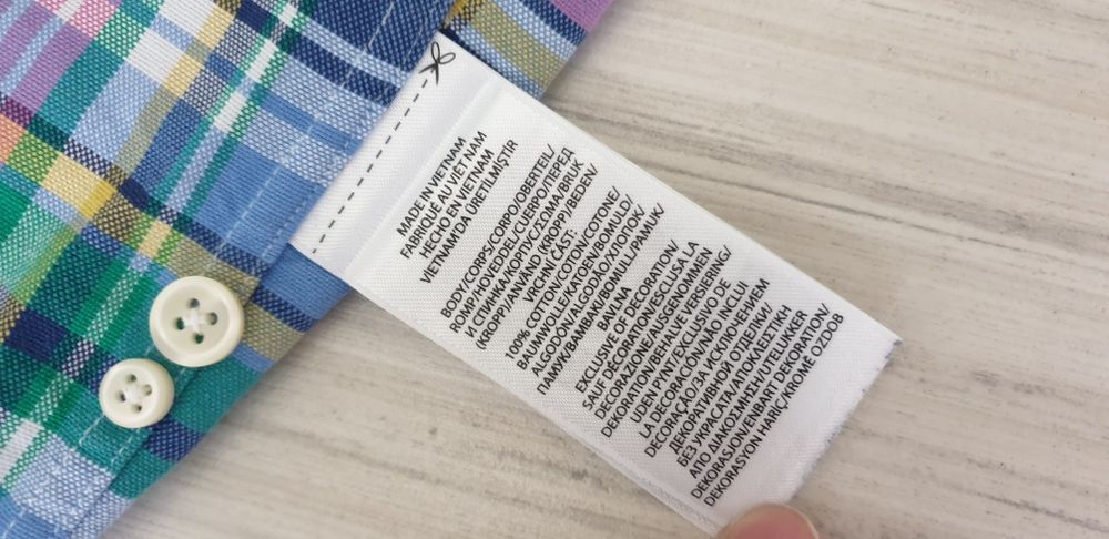 POLO Ralph Lauren Oxford  Custom Fit / L  НОВО! ОРИГИНАЛ! Мъжка Риза!