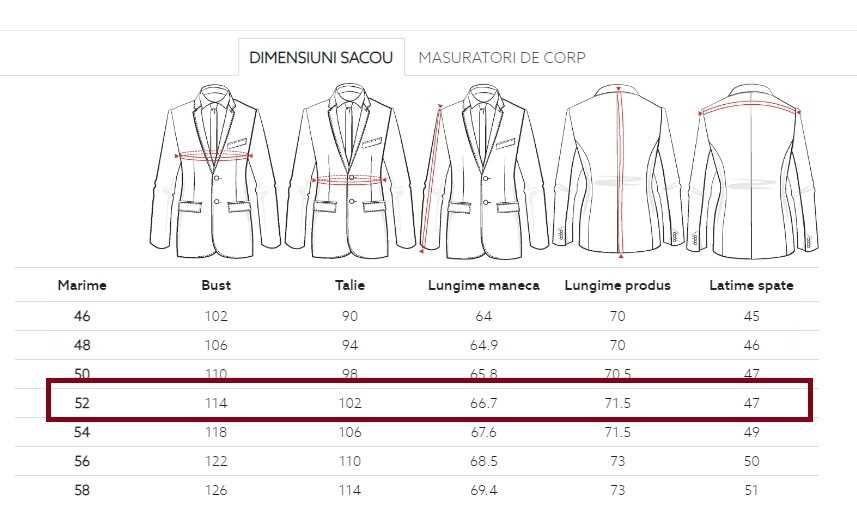Sacou blazer slim 52 XL premium Cinque NOU lana respirabila super 100s