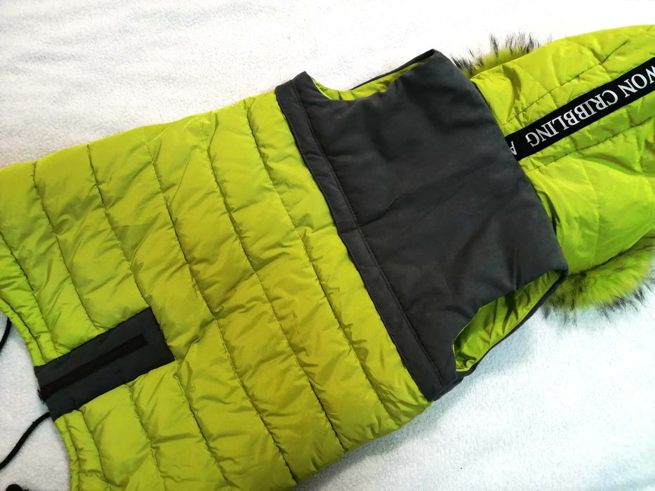 Като нов , Зимен елек, неонов цвят размер М/Л   размер M/L