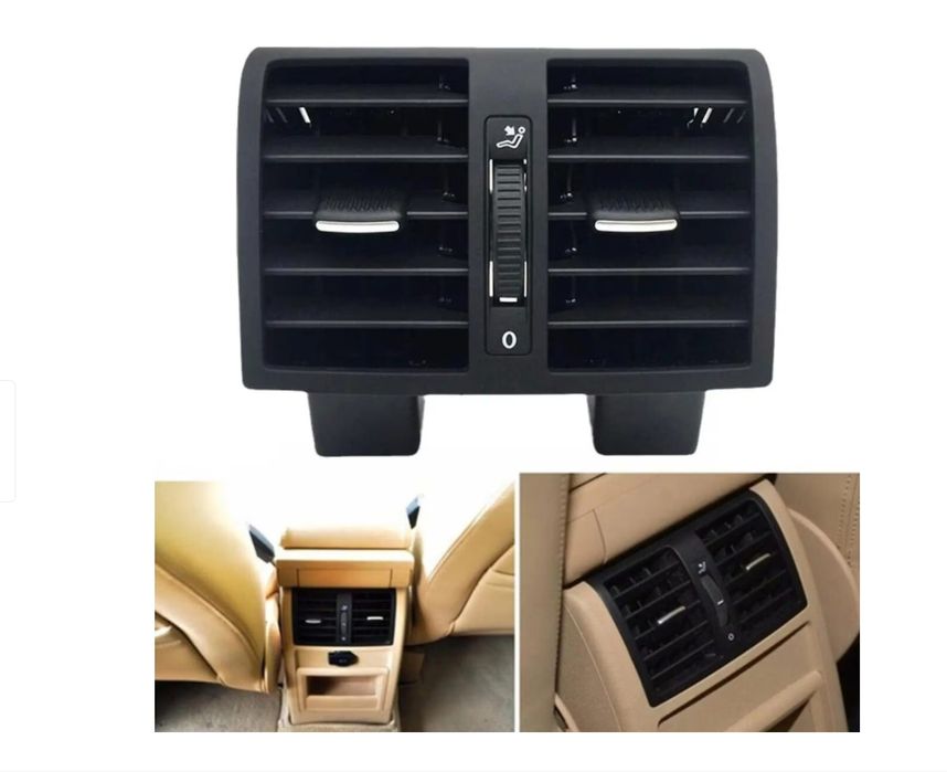 Централен Заден Въздуховод, Vw Touran 1T, Caddy Mk3, Черен