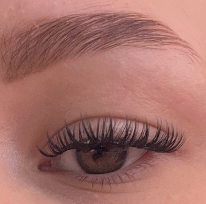 Искуствени мигли на снопчета/Лепило за мигли