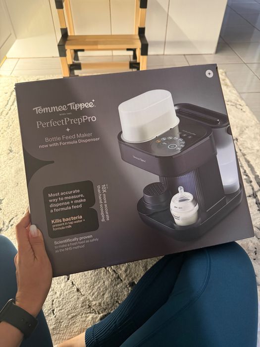 Aparat pentru pregatirea laptelui praf Perfect Prep Pro, Negru, Tommee Tippee