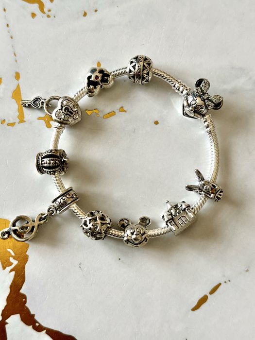 Bratara Disney placata cu argint, marime 18