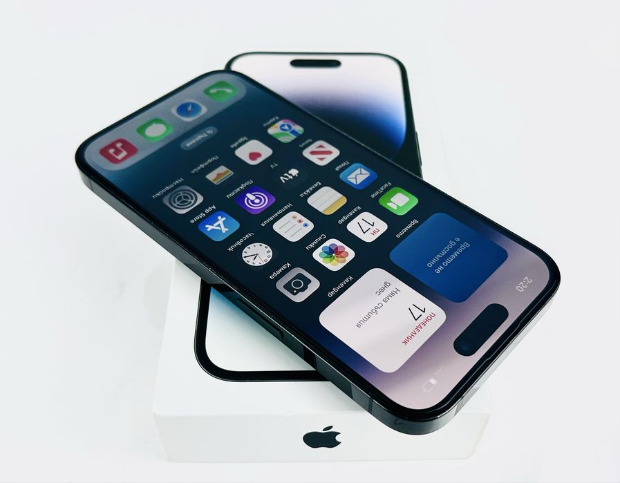 Apple iPhone 14 Pro 128GB Space Black Перфектен! Гаранция!