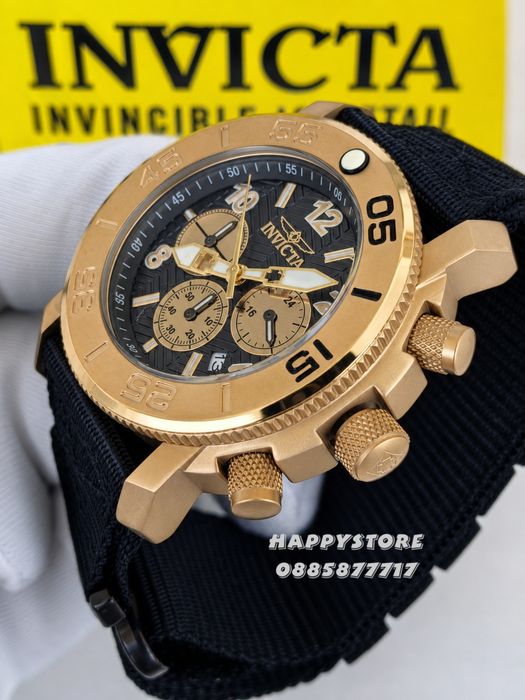 INVICTA Orpheus gold 50 mm, Инвикта нов мъжки часовник