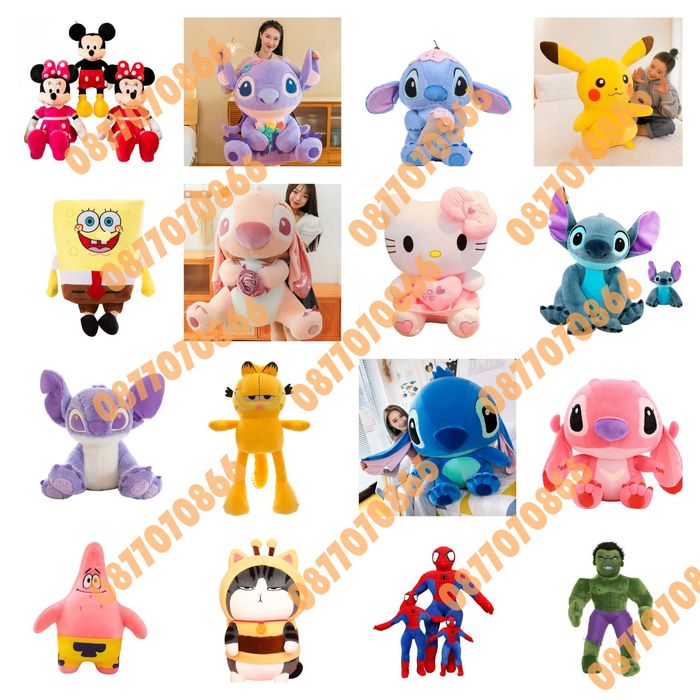 Огромни плюшени играчки на ниски цени за Пинк Дейт машини, стрелбища