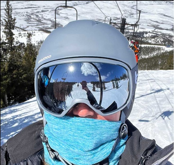 Casca și ochelari schi ski Odoland.