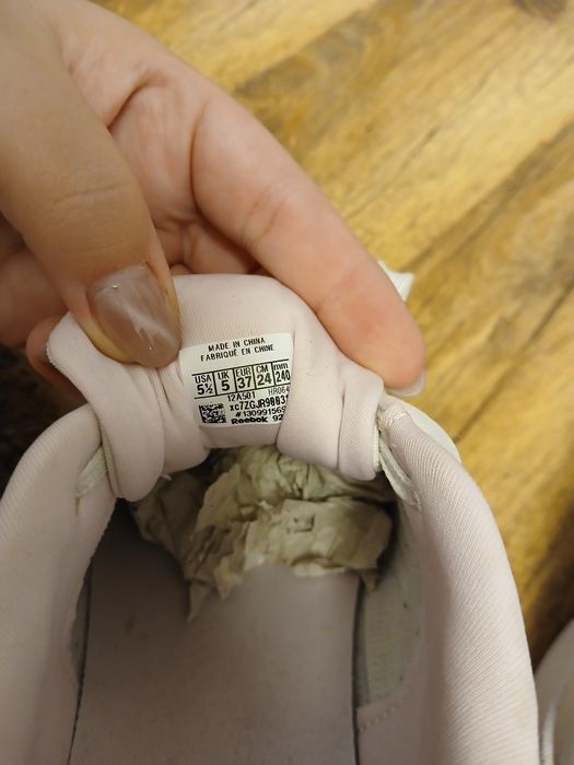 Adidași Reebok Clasic alb și roz