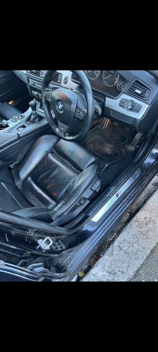 Interior scaune recaro M BMW f10 piele neagră încălzită UK stare f bun