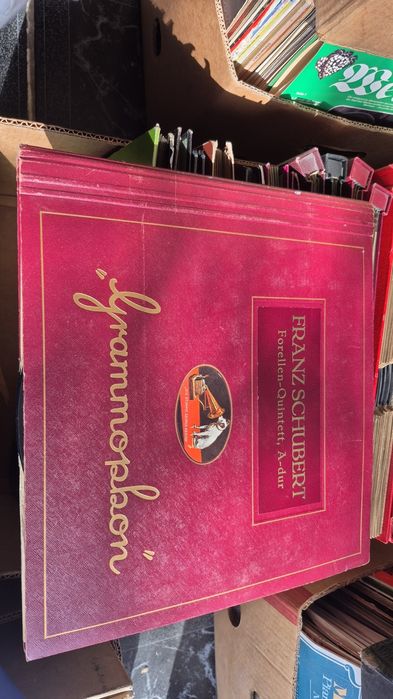 Vând lot 10 Discuri Grammophon & patefon colectie cu muzica clasică