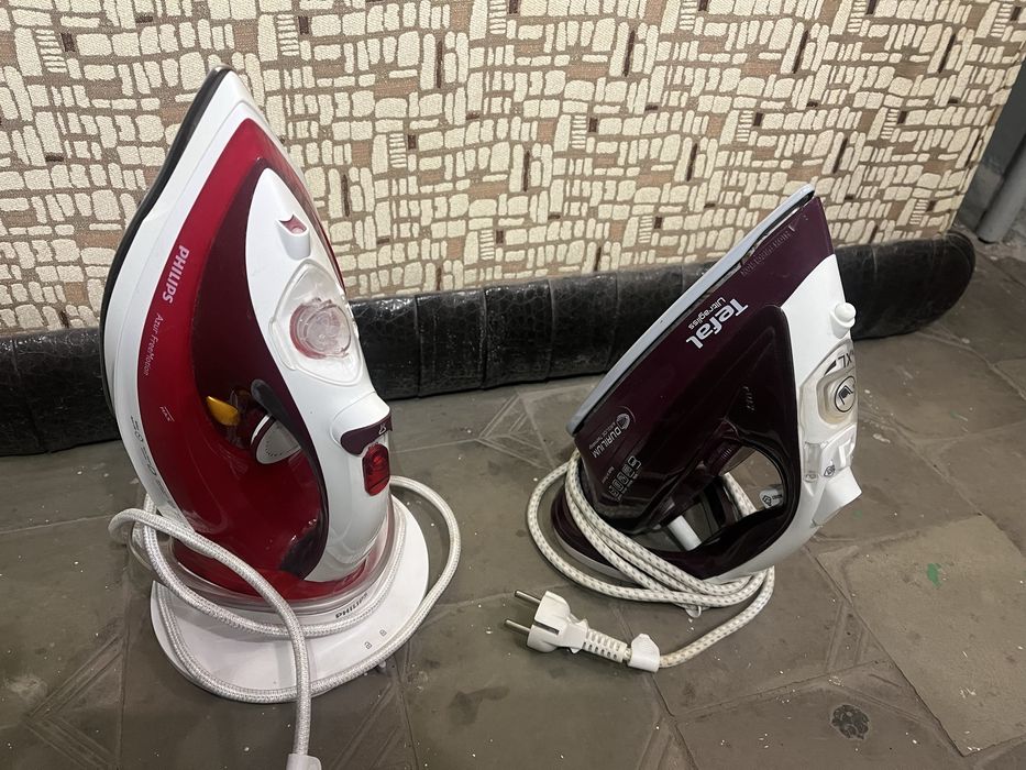 Утюг PHILIPS без проводной 15000, TEFAL 10000
