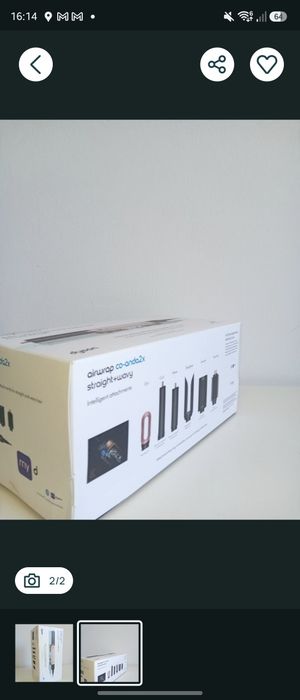 Dyson Airwrap Co-anda2x Original Germania – Nou, Sigilat, Niciodată Folosit