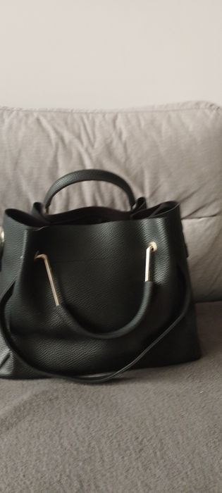 Елегантна чанта 2в1 от изкуствена кожа