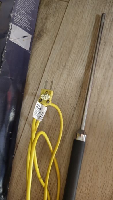 Termometru Sondă Imersie Termocuplu tip K -100 la +1000 °C Voltcraft