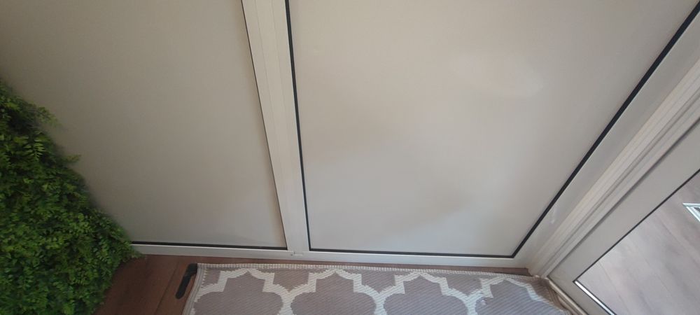 Алуминиева дограма - двойно плъзгане и параван