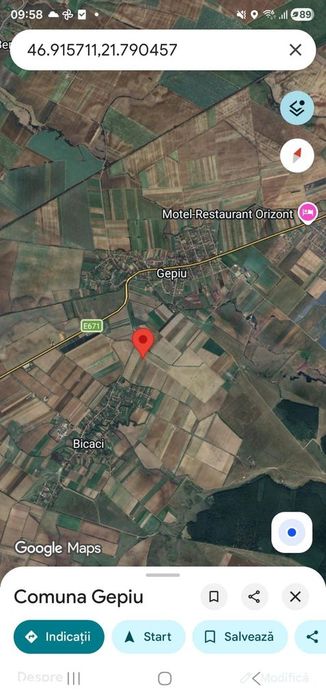 Teren intravilan parcelabil Gepiu 7 E mp