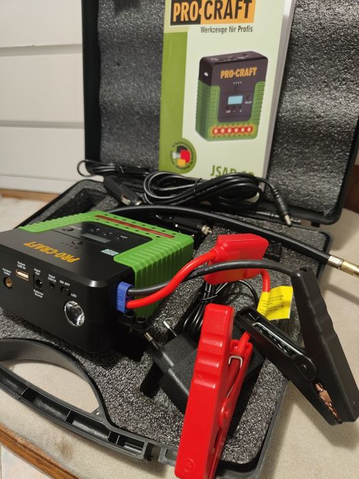 Starter/Jump auto multifuncțional+Compresor 12000Mah Nou!!