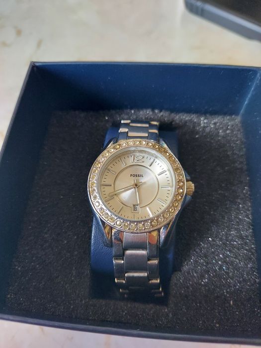 Ceas dama Fossil es 2879,baterie nou ,stare buna