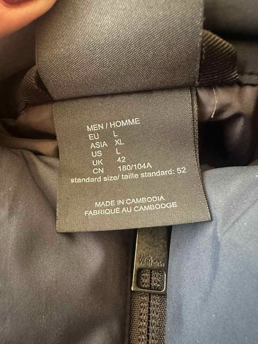 Продавам зимно мъжко яке Jack Wolfskin