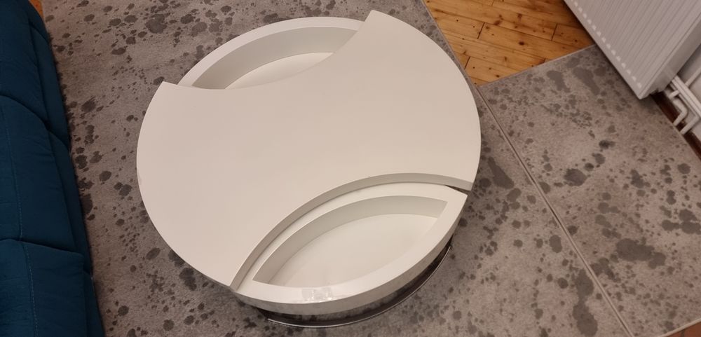 Masa de cafea rotativă, design deosebit- pentru living de la Mobexpert