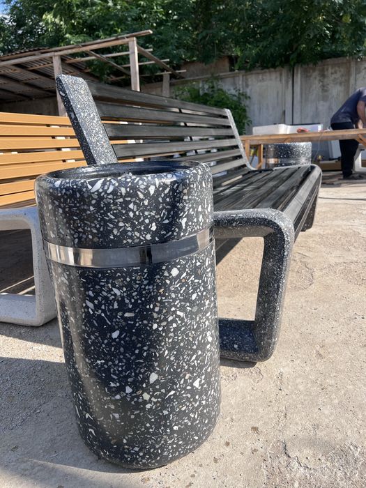 Скамейки и урны для парков и улиц – Алматы Скамейка Урна Вазон