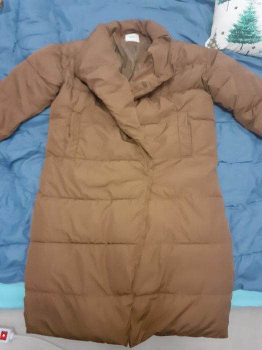 Дълго зимно яке/кафяво яке