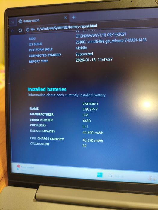 Lenovo IdeaPad 5 - 14", Ryzen 7, 16GB RAM, 512GB NVMe, 100% батерия