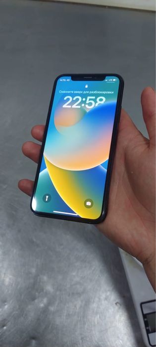 Продам айфон х акб 76
