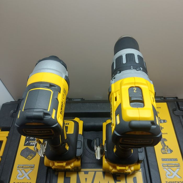 Нов безчетков комплект Dewalt DCK266P2  DCF887 и DCD796