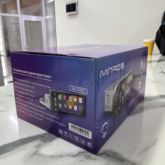 Android магнитола 1 DIN 4/64 ГБ — CarPlay, Android Auto, оригинал