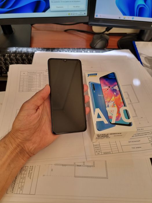 Samsung A70 128gb iwlawi zur aybi yuq tozza telefon