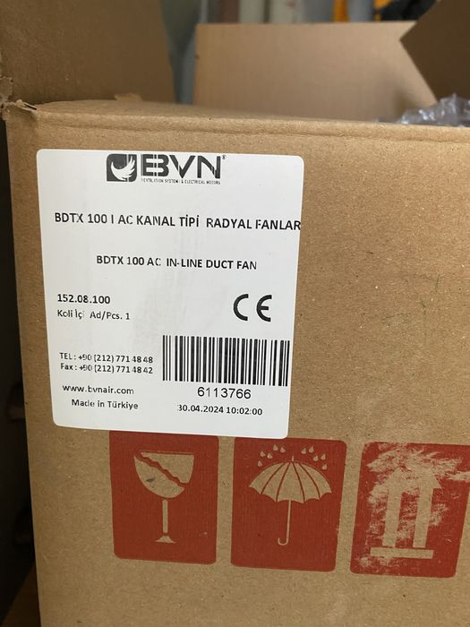 Вентиляция , вентилятор 8 шт улитка производства Турция