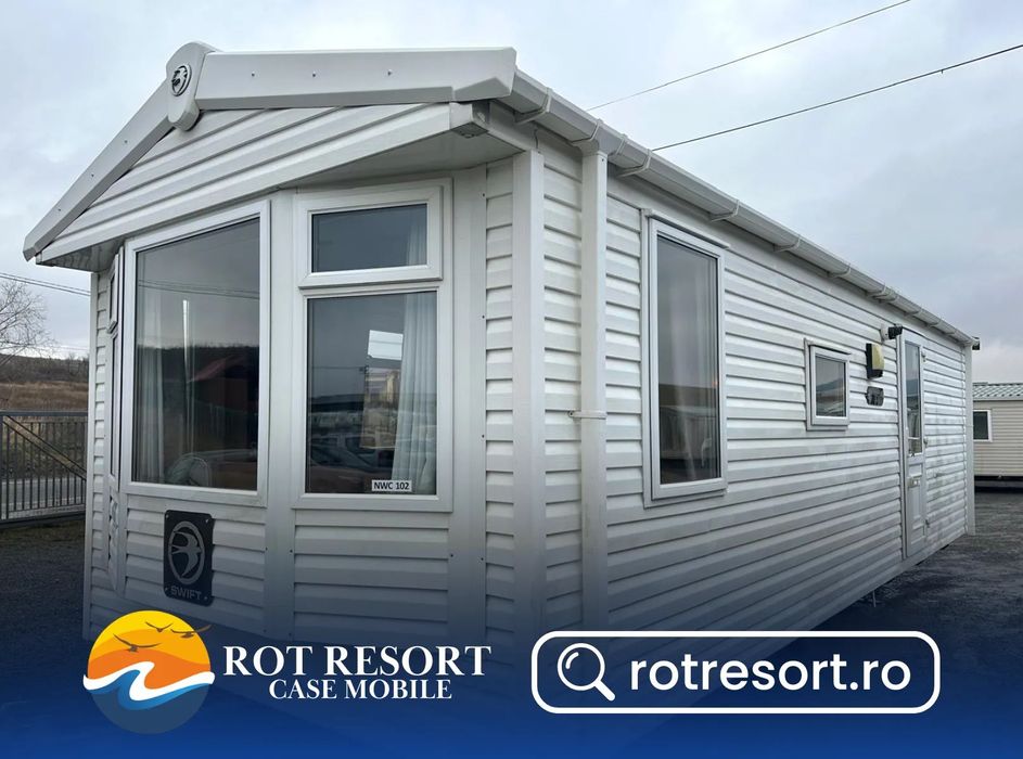 Alta Casă mobilă Swift Loire nr. 109 | Tâmplărie PVC și încălzire centrală cu calorifere | 9 x 3 m | 2 dormitoare și 1 baie