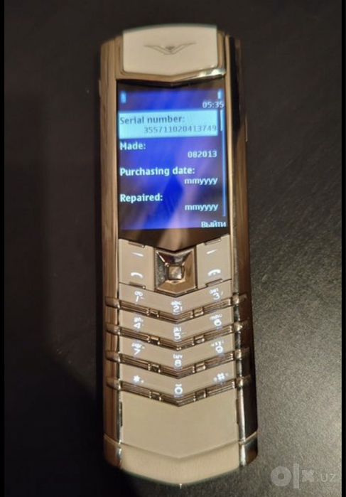 Vertu Signature White, состояние видно на фото