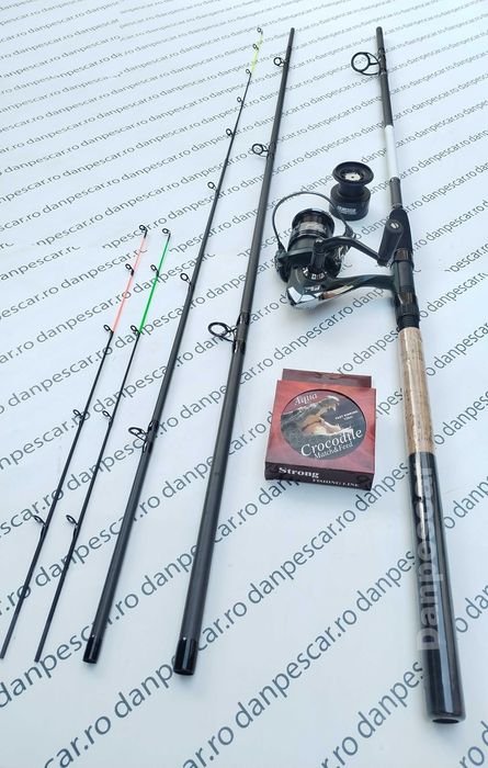 SET FEEDER Lanseta SENSE FEEDER 3,30m + Mulineta FL LF4000 + 150m fir