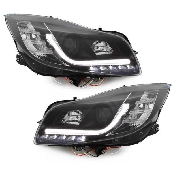 Фарове Опел Инсигния А ЛЕД Нови Opel Insignia A LED Тъмни Тунинг