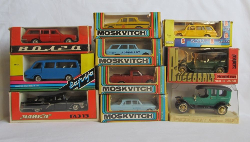 Модели автомобилей 1:43 СССР