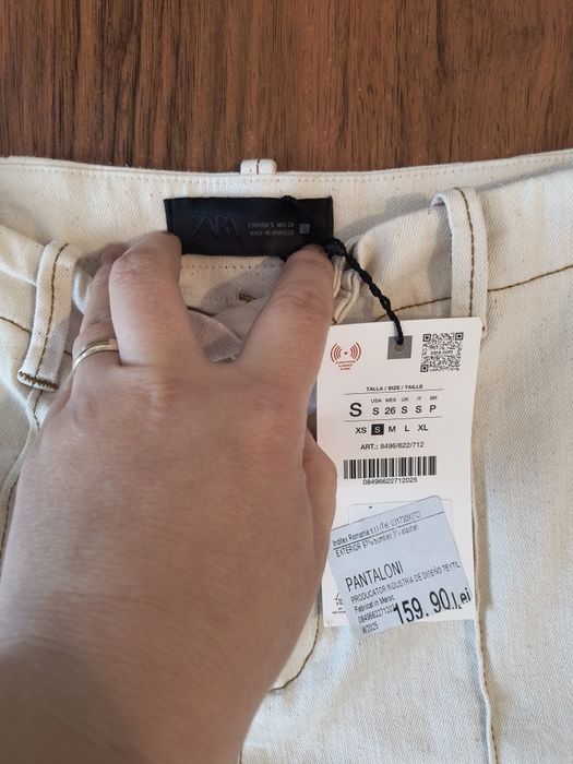 Pantaloni Culottes Zara mărime 36 noi cu etichetă